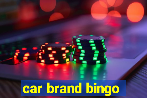 car brand bingo