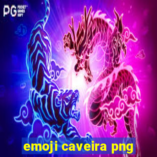 emoji caveira png