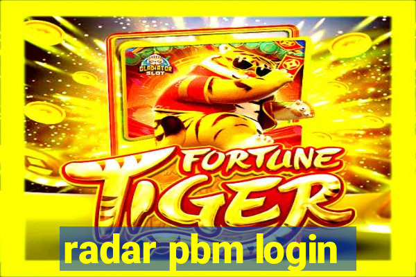 radar pbm login