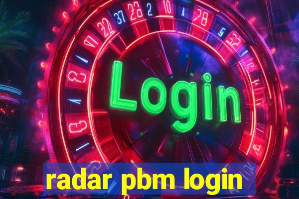 radar pbm login