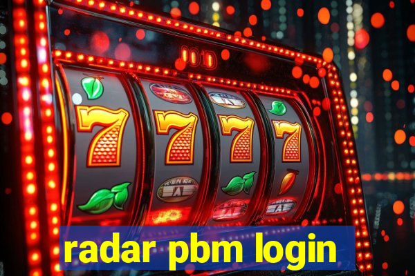 radar pbm login