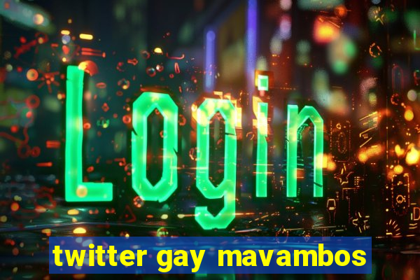 twitter gay mavambos