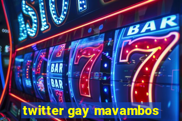 twitter gay mavambos