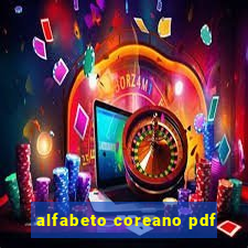 alfabeto coreano pdf