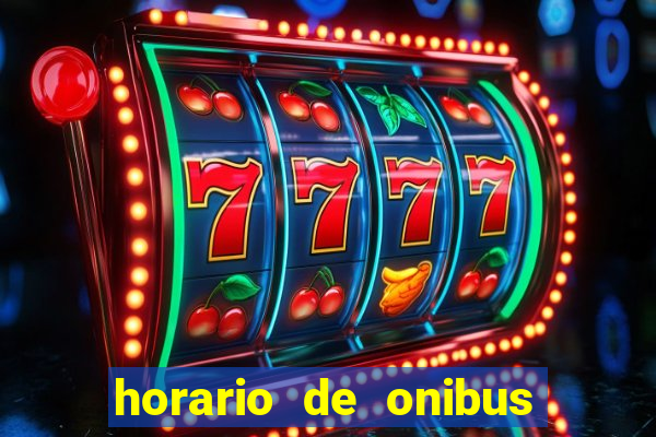 horario de onibus santos dumont x juiz de fora