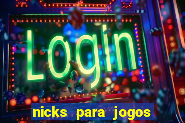 nicks para jogos de tiro