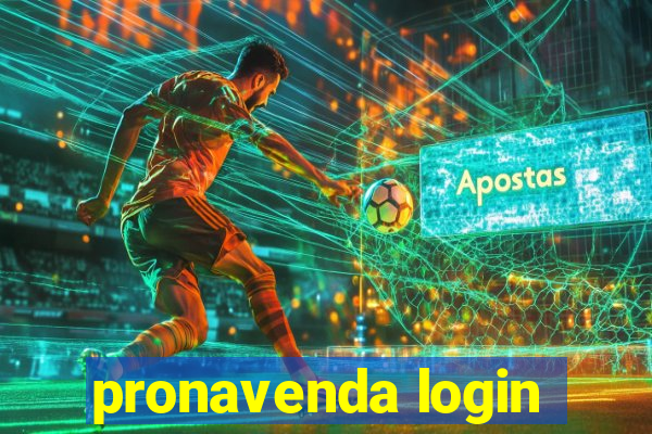 pronavenda login