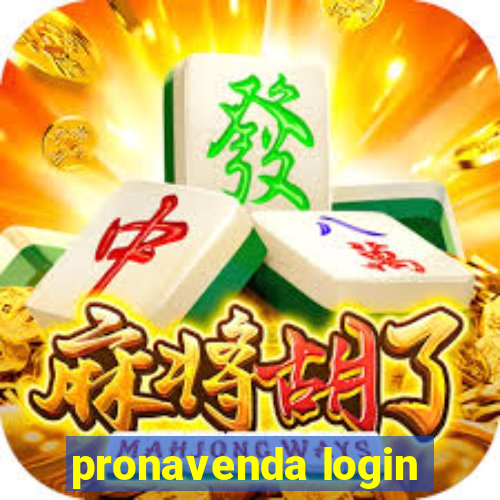 pronavenda login