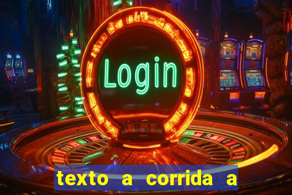 texto a corrida a lagarta lili