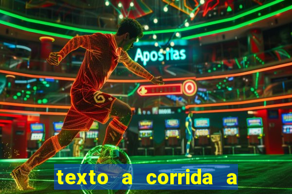 texto a corrida a lagarta lili