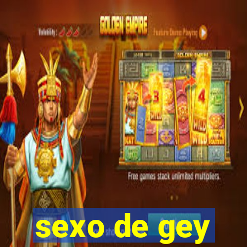 sexo de gey