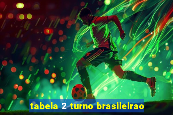 tabela 2 turno brasileirao