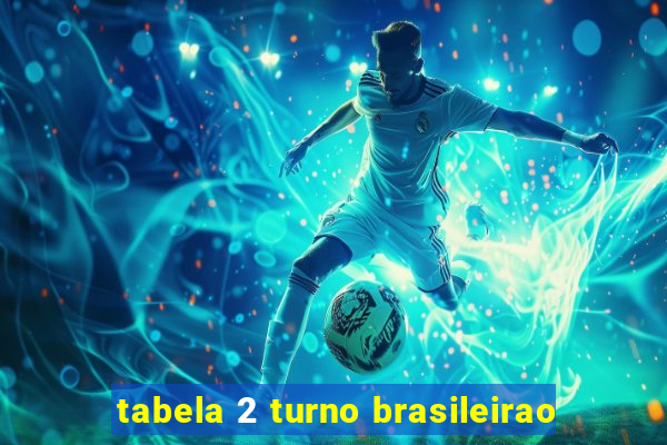 tabela 2 turno brasileirao