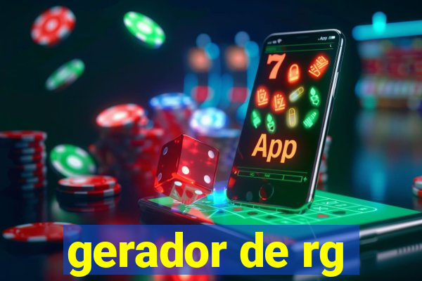 gerador de rg