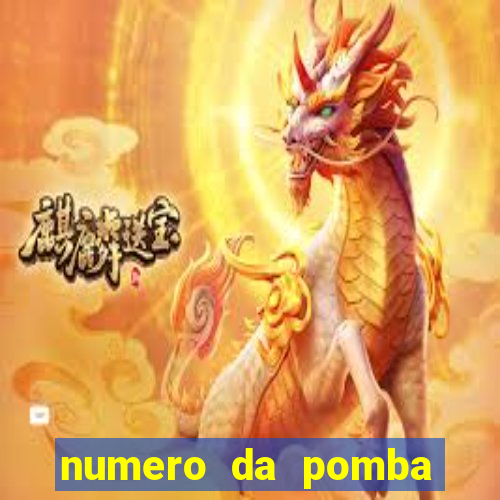 numero da pomba jogo do bicho