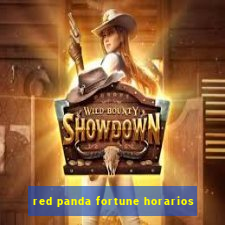 red panda fortune horarios