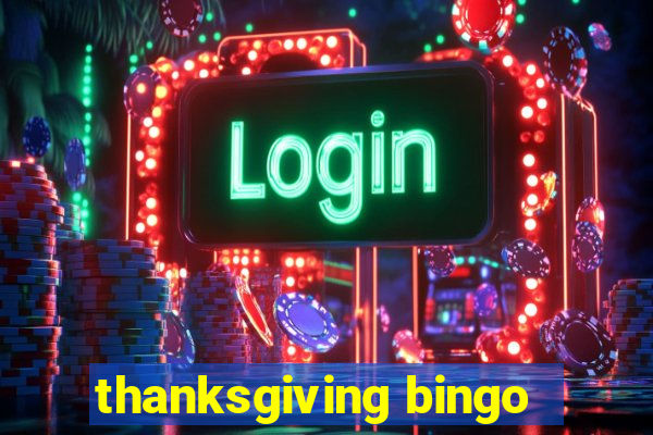 thanksgiving bingo