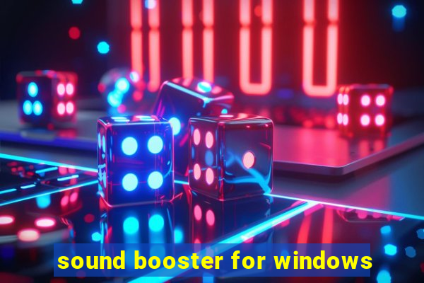 sound booster for windows