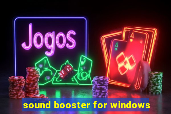 sound booster for windows