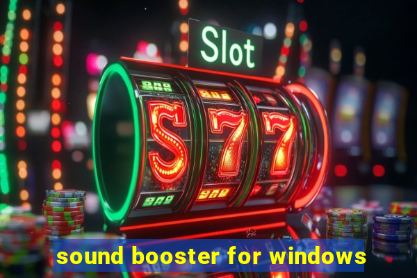 sound booster for windows