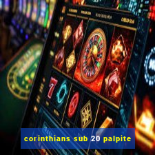 corinthians sub 20 palpite