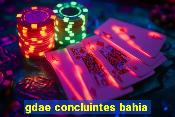 gdae concluintes bahia