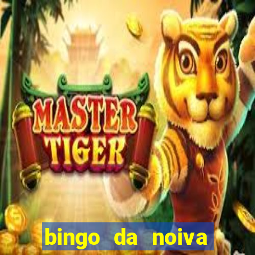 bingo da noiva para imprimir