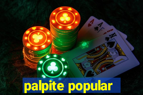 palpite popular