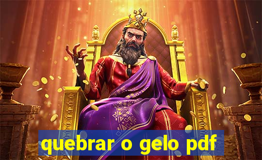 quebrar o gelo pdf