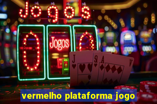 vermelho plataforma jogo