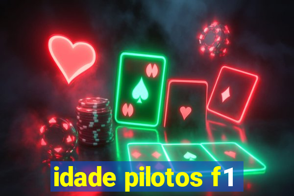 idade pilotos f1