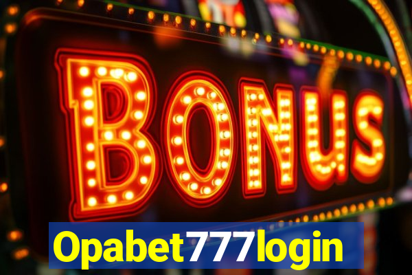 Opabet777login