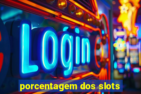 porcentagem dos slots