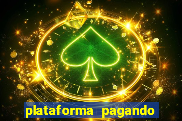 plataforma pagando no cadastro slots