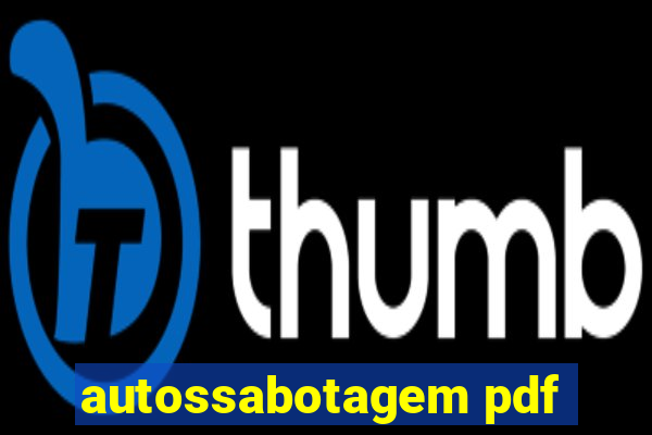 autossabotagem pdf