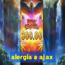 alergia a ajax