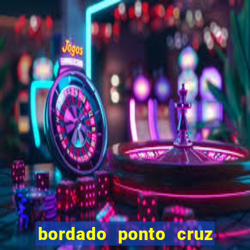 bordado ponto cruz do corinthians