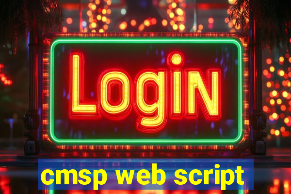 cmsp web script