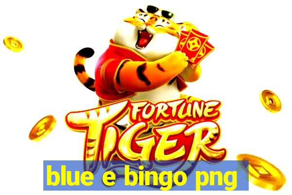 blue e bingo png