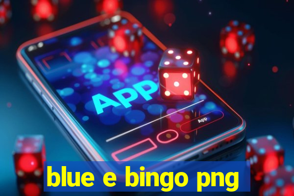 blue e bingo png