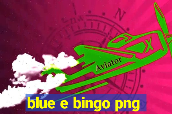 blue e bingo png