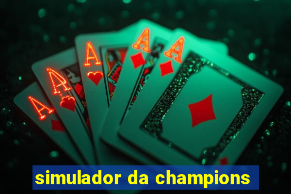 simulador da champions