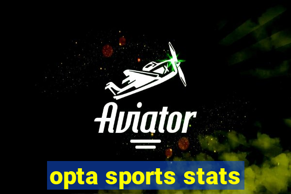 opta sports stats