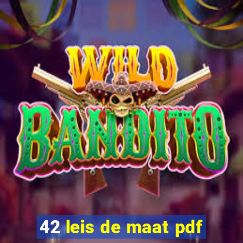 42 leis de maat pdf