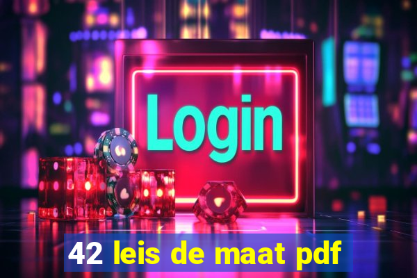 42 leis de maat pdf