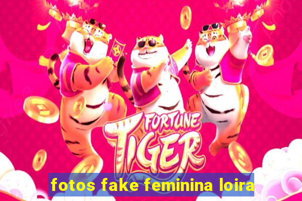 fotos fake feminina loira