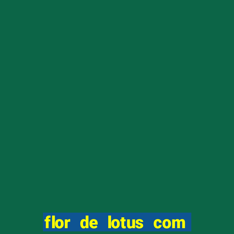 flor de lotus com lua tatuagem