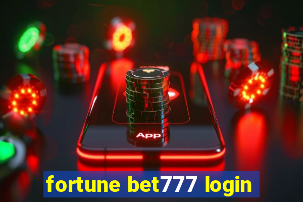 fortune bet777 login