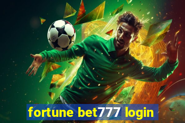 fortune bet777 login