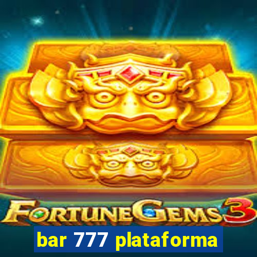 bar 777 plataforma